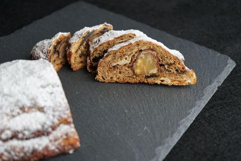 コーヒーと栗のシュトーレン